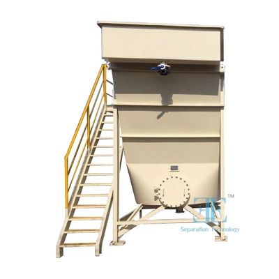 Einfache Wartung Wasseraufbereitungsanlage Lamella-Klarifikationssystem mit PLC-Steuerung 0,55kw