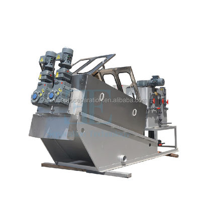 6.8-100m3/h Schraubpresse Schlammentwässerungsmaschine SUS304 Abwasserschraubpresse