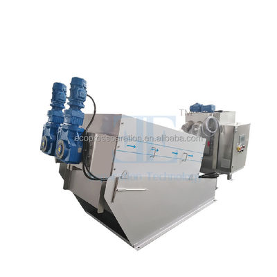 6.8-100m3/h Schraubpresse Schlammentwässerungsmaschine SUS304 Abwasserschraubpresse