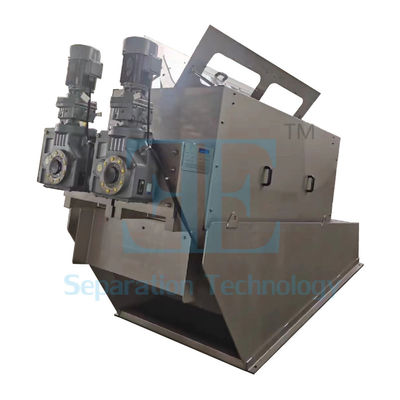 Schraubpresse für getrockneten Schlamm 24 kg/H-40 kg/H Schraubpresse zur Entwässerung
