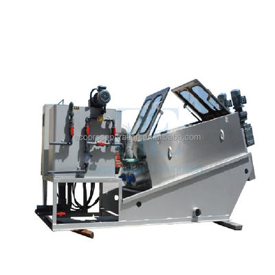 0.8m3/H-12m3/H Schraubpresse Wasserentwässerung 0,4kw Schachtschlammwasserentwässerung