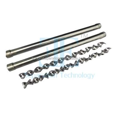 Maximale Größe 6000 mm Statikmischer Helical Mischen von Rohstoffen mit Rohrform
