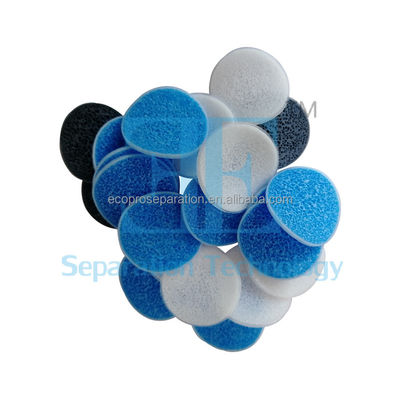 Tragen Sie kostenlosen Mutag Biochip MBBR 30mm Dia MBBR Filtermedien 500L/Stunde