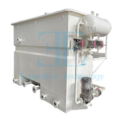 Optimale Flotation der gelösten Luft für die Trübung des Eingangswassers 500 NTU Optionales chemisches Dosiersystem enthalten