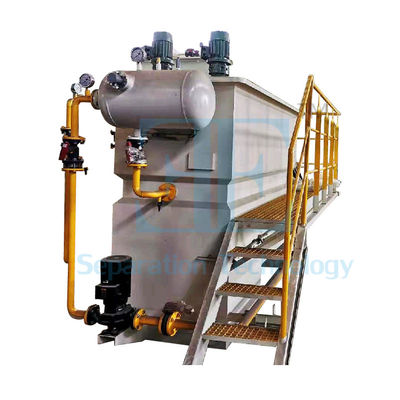 Optimale Flotation der gelösten Luft für die Trübung des Eingangswassers 500 NTU Optionales chemisches Dosiersystem enthalten