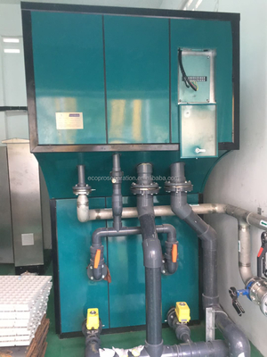 SUS 304 Industrie-Elektrokoagulationssystem 40 m³/h Abwasserbehandlung