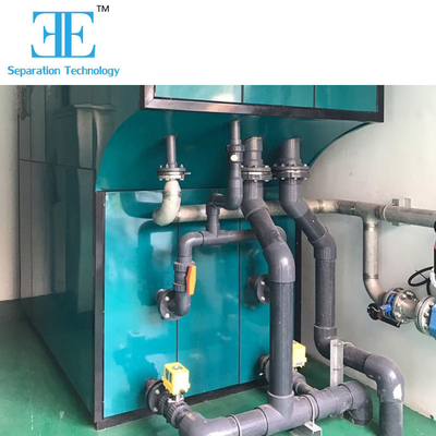 Automatische Steuerung 480 VAC Industrieelektrokoagulierungssystem 0,5 m3/h zur Klärung von Abwasser