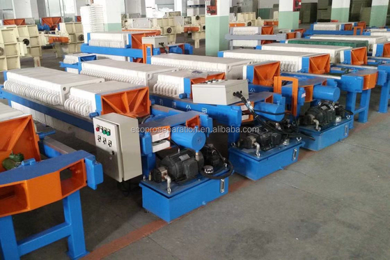 Manuelle hydraulische Filterpresse 6m2 für Schlammentwässerung 220V-415V