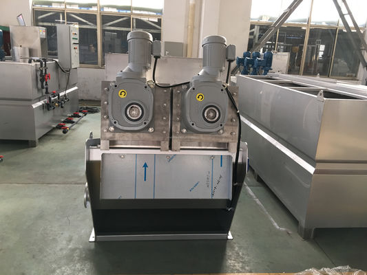 Schraubpresse Schlammentwässerungsmaschine 2,4-30m3/h SUS304