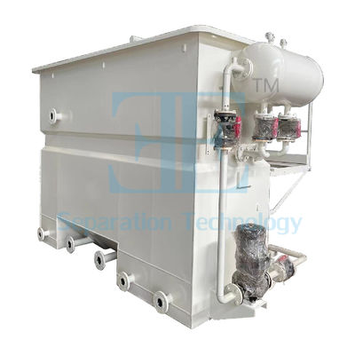 3600*1700*1850mm Specification DAF System with 0.1kw Skimmer and 0.55kw Coagulate Agitator for Wastewater Treatment