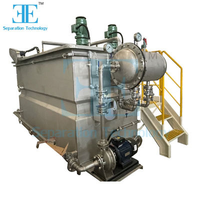3600*1700*1850mm Specification DAF System with 0.1kw Skimmer and 0.55kw Coagulate Agitator for Industrial Wastewater Treatment